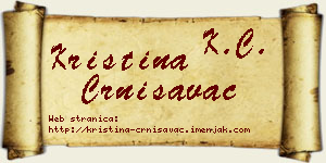 Kristina Crnišavac vizit kartica